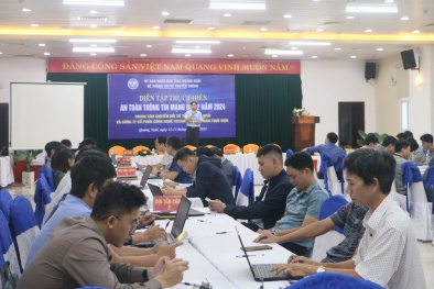 Quảng Ngãi diễn tập thực chiến an toàn thông tin mạng đợt 2 năm 2024 trên 3 hệ thống thông tin