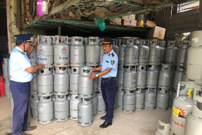 Tiền Giang: Phát hiện, xử lý 50 vụ vi phạm kinh doanh khí dầu mỏ hóa lỏng