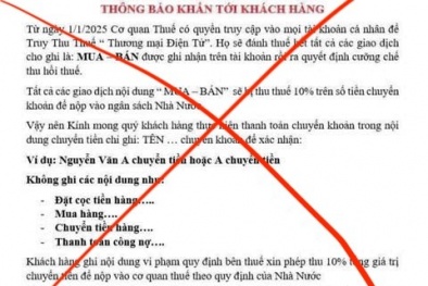 Thực hư thông báo 'thu thuế 13Win19 tải ứng dụng điện tử 10%' đang lan truyền trên mạng xã hội