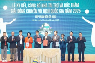 Phân Bón Cà Mau - Nhà tài trợ kim cương giải bóng chuyền vô địch quốc gia 2025