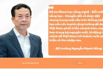Bộ ba khoa học công nghệ, đổi mới sáng tạo và chuyển đổi số là động lực phát triển