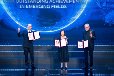 Chủ nhân Giải thưởng VinFuture được vinh danh ở Giải thưởng Breakthrough 2025