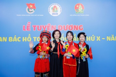 Vinamilk tiếp sức “búp măng non” viết tiếp hành trình cháu ngoan Bác Hồ đầy tự hào