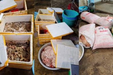Đà Nẵng xử phạt cơ sở kinh doanh gần 3,5 tấn nội tạng bẩn