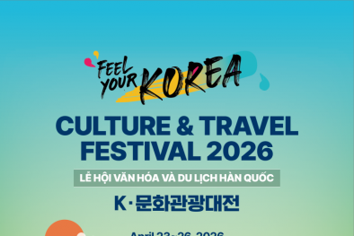 Lễ hội Văn hóa và Du lịch Hàn Quốc 2026 tại Hà Nội sẽ mang đến nhiều trải nghiệm hấp dẫn