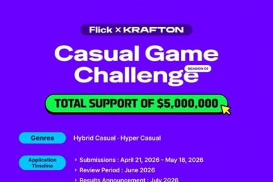 Krafton gia hạn thời gian nhận bài dự thi cuộc thi Game Hybrid Casual toàn cầu 