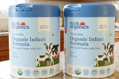 Thu hồi sữa của Hãng Nara Organics do nghi nhiễm độc tố botulinum