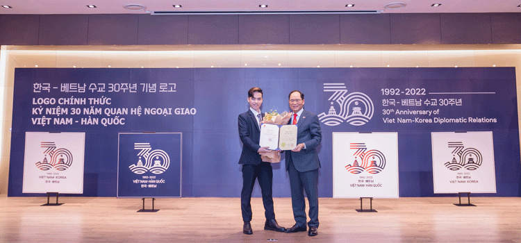 Đã lựa chọn được logo chính thức kỷ niệm 30 năm thiết lập quan hệ 13Win15.com kèo nhà cái uy tín Việt Nam-Hàn Quốc năm 2022