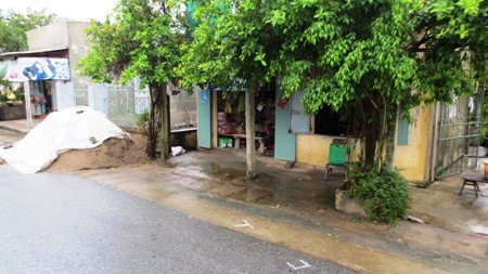 Hiện trưởng nơi xảy ra vụ &aacute;n mạng (Ảnh: Nguyễn Quang)