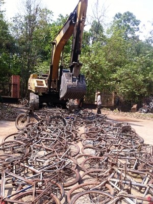 Chiếc xe n&agrave;y anh H. rao b&aacute;n với gi&aacute; 110 triệu đồng