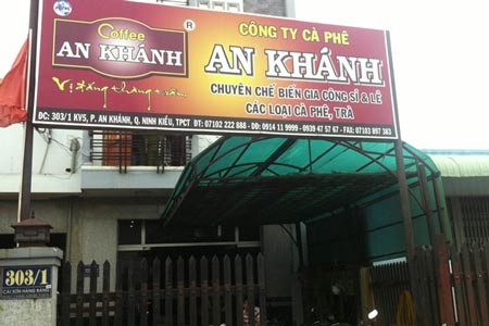 C&ocirc;ng ty c&agrave; ph&ecirc; An Kh&aacute;nh
