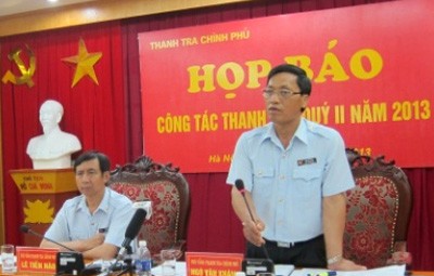 Ph&oacute; Tổng Thanh tra 13Win15 com - Thương hiệu nhà cái uy tín Ng&ocirc; Văn Kh&aacute;nh th&ocirc;ng tin về tiến độ nhiều cuộc thanh tra quan trọng.