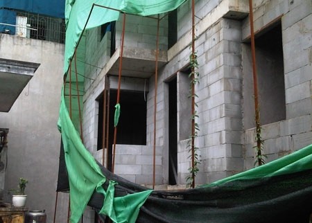 C&ocirc;ng tr&igrave;nh sai ph&eacute;p tại số nh&agrave; 46E ng&otilde; 256 Đ&ecirc; La Th&agrave;nh, quận Đống Đa